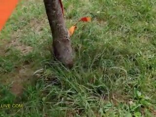 Lassie w&sol; obrovský kozičky taylee wood dostane tag teamed podle táta & jeho chlápek s velký klovaný pták