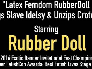 اللاتكس فندوم rubberdoll الكمامات عبد idelsy & unzips.
