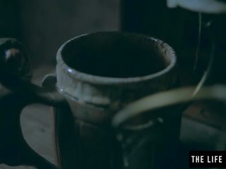 Extraordinary mademoiselle in Glasses Fucks and Sucks a Creepy Mummy: dirty video video 49