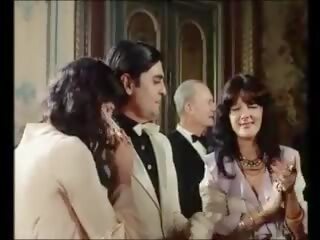 Classic 70's French X rated movie vid with Daddies 2, dirty movie e3
