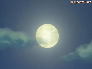 बंधा होना ऊपर अनिमे हो जाता है गुलाबी डिल्डो