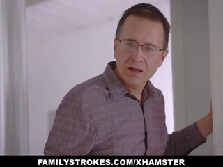 Familystrokes - クソ 私の marvellous ステップ・ママ のために 彼女の お誕生日