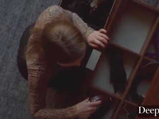 Deeper&period; Blake takes control when her boyfriend's ex vids up