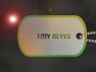 Tentador diosa emy reyes asiática coño follada
