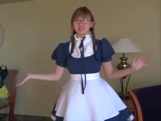 すごい ボインの イギリス アジアの メイド ソロ