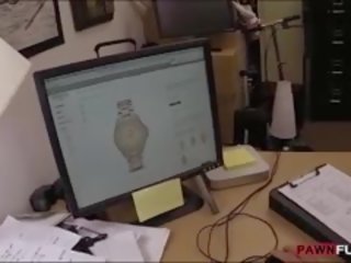 عمل امرأة twat خبطت بواسطة pawnkeeper إلى ل طائرة ticket