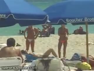 Goli dekleta plaža bejbe